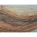 7-8mm AA Grade Rice Shape Zucht Perlen Stränge